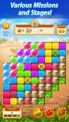 Block Pop Story  Yumi`s Cells android App screenshot 3